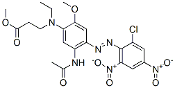 93805-18-6,methyl N-[5-(acetylamino)-4-[(2-chloro-4,6-dinitrophenyl)azo]-2-methoxyphenyl]-N-ethyl-beta-alaninate