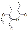 93805-72-2,2-ethyl-4-oxo-4H-pyran-3-yl butyrate
