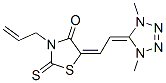 93838-98-3,3-allyl-5-[(1,4-dihydro-1,4-dimethyl-5H-tetrazol-5-ylidene)ethylidene]-2-thioxothiazolidin-4-one