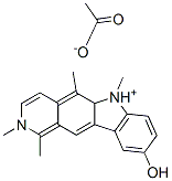 93841-59-9,9-hydroxy-1,2,5,6-tetramethyl-6H-pyrido[4,3-b]carbazolium acetate