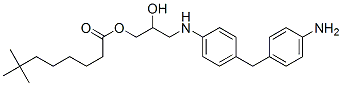 93843-18-6,3-[[4-[(4-aminophenyl)methyl]phenyl]amino]-2-hydroxypropyl neodecanoate