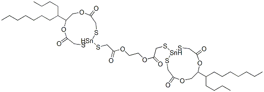 93857-18-2,ethylene bis[[(8-dodecyl-5,11-dioxo-1,4-dioxa-7,9-dithia-8-stannacycloundec-8-yl)thio]acetate]