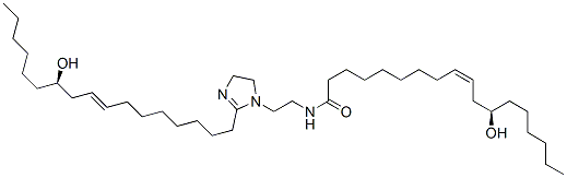 93858-34-5,[R-[R*,R*-(Z,Z)]]-N-[2-[4,5-dihydro-2-(11-hydroxy-8-heptadecenyl)-1H-imidazol-1-yl]ethyl]-12-hydroxyoctadec-9-enamide