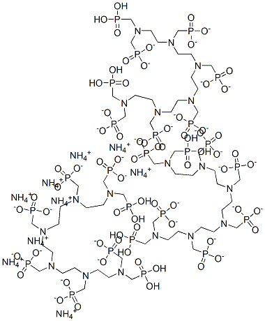 93858-91-4,nonaammonium heptahydrogen [2,5,8,11,14,17-hexakis(phosphonatomethyl)-2,5,8,11,14,17-hexaazaoctadecane-1,18-diyl]bisphosphonate