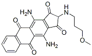 93859-27-9,4,11-diamino-2-[(3-methoxypropyl)amino]-1H-cyclopent[b]anthracene-1,3,5,10(2H)-tetrone