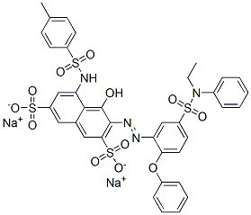 93882-08-7,disodium 3-[[5-[(ethylphenylamino)sulphonyl]-2-phenoxyphenyl]azo]-4-hydroxy-5-[[(p-tolyl)sulphonyl]amino]naphthalene-2,7-disulphonate