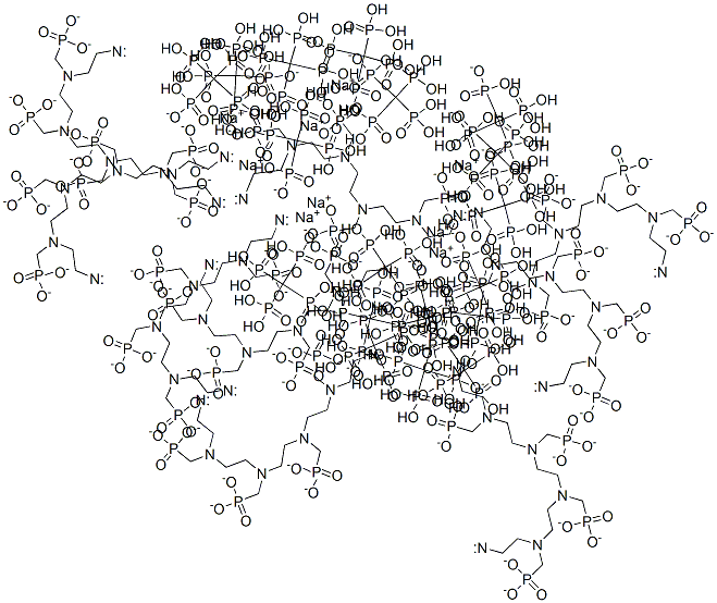 93892-81-0,nonasodium heptahydrogen [ethane-1,2-diylbis[[(phosphonatomethyl)imino]ethane-2,1-diyl[(phosphonatomethyl)imino]ethane-2,1-diylnitrilobis(methylene)]]tetrakisphosphonate