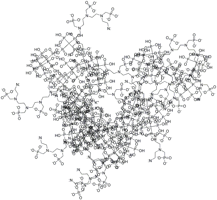 93892-88-7,pentadecapotassium hydrogen [ethane-1,2-diylbis[[(phosphonatomethyl)imino]ethane-2,1-diyl[(phosphonatomethyl)imino]ethane-2,1-diylnitrilobis(methylene)]]tetrakisphosphonate