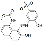 93893-64-2,methyl [7-hydroxy-8-[[2-hydroxy-5-(methylsulphonyl)phenyl]azo]-1-naphthyl]-carbamate
