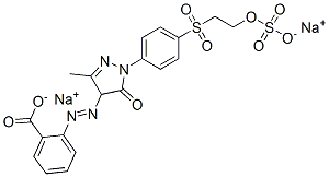 93904-44-0,2-[[4,5-dihydro-3-methyl-5-oxo-1-[4-[[2-(sulphooxy)ethyl]sulphonyl]phenyl]-1H-pyrazol-4-yl]azo]benzoic acid, sodium salt