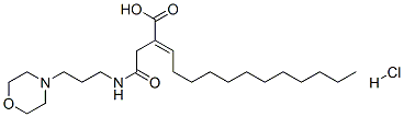 93904-81-5,2-[2-[(3-morpholinopropyl)amino]-2-oxoethyl]tetradecenoic acid monohydrochloride