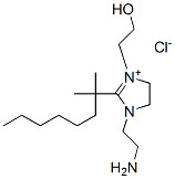 93904-88-2,1-(2-aminoethyl)-2-(dimethylheptyl)-4,5-dihydro-3-(2-hydroxyethyl)-1H-imidazolium chloride