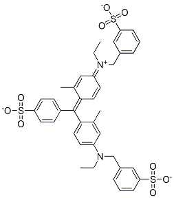 93917-96-5,dihydrogen (ethyl)[4-[alpha-[4-[ethyl(3-sulphonatobenzyl)amino]-o-tolyl]-4-sulphonatobenzylidene]-3-methylcyclohexa-2,5-dien-1-ylidene](3-sulphonatobenzyl)ammonium