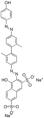93918-04-8,disodium 4-hydroxy-3-[[4'-[(4-hydroxyphenyl)azo]-2,2'-dimethyl[1,1'-biphenyl]-4-yl]azo]naphthalene-2,7-disulphonate