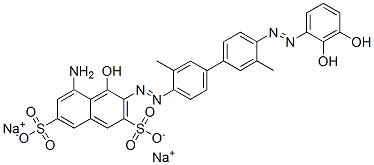 93918-27-5,5-amino-3-[[4'-[(dihydroxyphenyl)azo]-3,3'-dimethyl[1,1'-biphenyl]-4-yl]azo]-4-hydroxynaphthalene-2,7-disulphonic acid, sodium salt