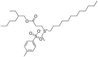 93918-84-4,dodecylethyl[3-[(2-ethylhexyl)oxy]-3-oxopropyl]sulphonium toluene-p-sulphonate
