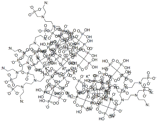 93919-81-4,heptapotassium pentahydrogen [ethane-1,2-diylbis[[(phosphonatomethyl)imino]ethane-2,1-diylnitrilobis(methylene)]]tetrakisphosphonate