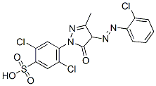 93920-40-2,2,5-dichloro-4-[4-[(2-chlorophenyl)azo]-4,5-dihydro-3-methyl-5-oxo-1H-pyrazol-1-yl]benzenesulphonic acid