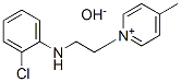 93923-58-1,1-[2-[(2-chlorophenyl)amino]ethyl]-4-methylpyridinium hydroxide