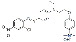 93923-59-2,4-[2-[[4-[(2-chloro-4-nitrophenyl)azo]phenyl]ethylamino]ethoxy]-N,N,N-trimethylanilinium hydroxide