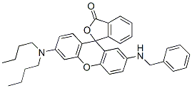 93923-69-4,2'-[(benzyl)amino]-6'-(dibutylamino)spiro[isobenzofuran-1(3H),9'-[9H]xanthene]-3-one