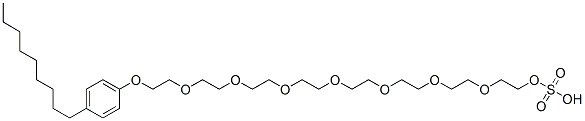 93923-72-9,23-(4-nonylphenoxy)-3,6,9,12,15,18,21-heptaoxatricosyl hydrogen sulphate