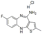 93923-93-4,7-fluoro-2-methyl-10H-thieno[2,3-b][1,5]benzodiazepin-4-amine monohydrochloride