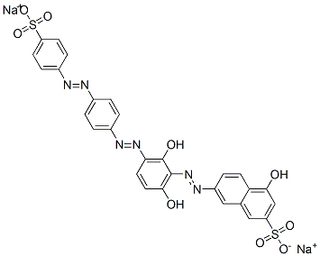 93940-01-3,disodium 7-[[2,6-dihydroxy-3-[[4-[(4-sulphonatophenyl)azo]phenyl]azo]phenyl]azo]-4-hydroxynaphthalene-2-sulphonate