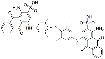 93940-49-9,4,4'-[methylenebis[(3,5-dimethyl-4,1-phenylene)imino]]bis[1-amino-9,10-dihydro-9,10-dioxoanthracene-2-sulphonic acid]