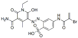 93940-66-0,4-[(2-bromoacryloyl)amino]-2-[[5-carbamoyl-1-ethyl-1,6-dihydro-2-hydroxy-4-methyl-6-oxo-3-pyridyl]azo]benzenesulphonic acid