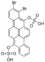 93941-72-1,dibromodibenzo[b,def]chrysene-7,14-diyl bis(hydrogen sulphate)