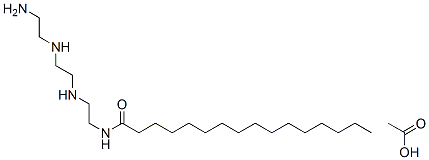 93942-07-5,N-[2-[[2-[(2-aminoethyl)amino]ethyl]amino]ethyl]palmitamide monoacetate