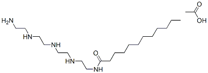 93942-14-4,N-[2-[[2-[[2-[(2-aminoethyl)amino]ethyl]amino]ethyl]amino]ethyl]dodecanamide monoacetate