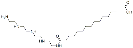 93942-15-5,N-[2-[[2-[[2-[(2-aminoethyl)amino]ethyl]amino]ethyl]amino]ethyl]myristamide monoacetate