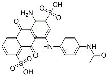 93964-20-6,8-[[4-(acetylamino)phenyl]amino]-5-amino-9,10-dihydro-9,10-dioxoanthracene-1,6-disulphonic acid