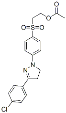 93966-53-1,2-[[4-[3-(4-chlorophenyl)-4,5-dihydro-1H-pyrazol-1-yl]phenyl]sulphonyl]ethyl acetate
