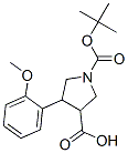 939758-03-9,4-(2'-METHOXY)PHENYL-3-CARBOXY-1-BOC-PYRROLIDINE