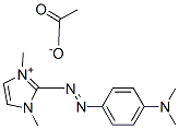93981-01-2,2-[[4-(dimethylamino)phenyl]azo]-1,3-dimethyl-1H-imidazolium acetate