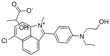93981-03-4,6-chloro-2-[4-[ethyl(2-hydroxyethyl)amino]phenyl]-1-methylbenz[cd]indolium lactate