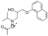 93982-03-7,[2-hydroxy-3-(naphthyloxy)propyl]isopropylammonium acetate