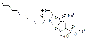 94006-23-2,disodium 4-[2-[(2-hydroxyethyl)(1-oxododecyl)amino]ethyl] 2-sulphonatosuccinate