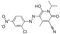 940063-98-9,3-Pyridinecarbonitrile,  5-[2-(2-chloro-4-nitrophenyl)diazenyl]-1,2-dihydro-6-hydroxy-4-methyl-1-(1-methylethyl)-2-oxo-