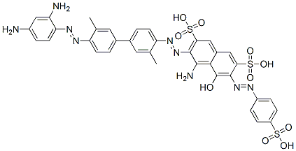 94022-39-6,4-amino-3-[[4'-[(2,4-diaminophenyl)azo]-3,3'-dimethyl[1,1'-biphenyl]-4-yl]azo]-5-hydroxy-6-[(4-sulphophenyl)azo]naphthalene-2,7-disulphonic acid