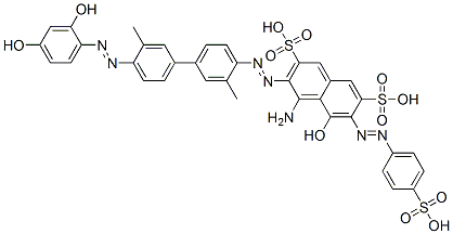 94022-40-9,4-amino-3-[[4'-[(2,4-dihydroxyphenyl)azo]-3,3'-dimethyl[1,1'-biphenyl]-4-yl]azo]-5-hydroxy-6-[(4-sulphophenyl)azo]naphthalene-2,7-disulphonic acid