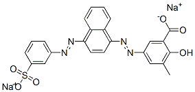 94022-41-0,3-methyl-5-[[4-[(3-sulphophenyl)azo]-1-naphthyl]azo]salicylic acid, sodium salt