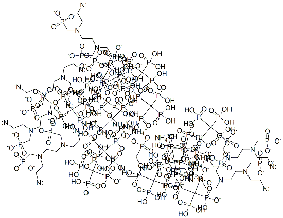 94023-08-2,heptaammonium pentahydrogen [ethane-1,2-diylbis[[(phosphonatomethyl)imino]ethane-2,1-diylnitrilobis(methylene)]]tetrakisphosphonate