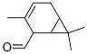 94042-77-0,3,7,7-trimethylbicyclo[4.1.0]hept-3-ene-2-carbaldehyde