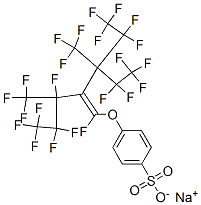 94042-95-2,sodium 4-[[1,3,4,4,5,5,5-heptafluoro-2-[2,2,3,3,3-pentafluoro-1-(pentafluoroethyl)-1-(trifluoromethyl)propyl]-3-(trifluoromethyl)-1-pentenyl]oxy]benzenesulphonate