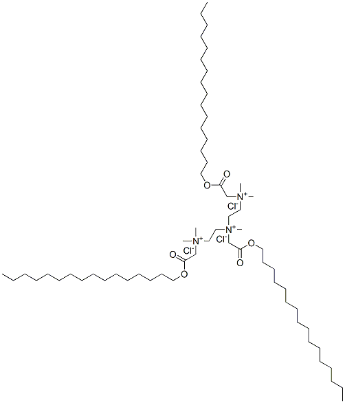 94071-14-4,[N,N'-bis[2-(hexadecyloxy)-2-oxoethyl]-N-[2-[[2-(hexadecyloxy)-2-oxoethyl]dimethylammonio]ethyl]-N,N',N'-trimethyl]ethylenediammonium trichloride