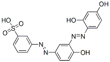 94086-88-1,3-[[3-[(2,4-dihydroxyphenyl)azo]-4-hydroxyphenyl]azo]benzenesulphonic acid